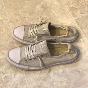 Converse Shoreline Slub Linen Slip on Shoe